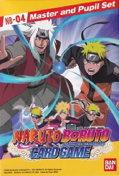 NARUTO BORUTO CARD GAME: MASTER AND PUPIL DECK SET - EN